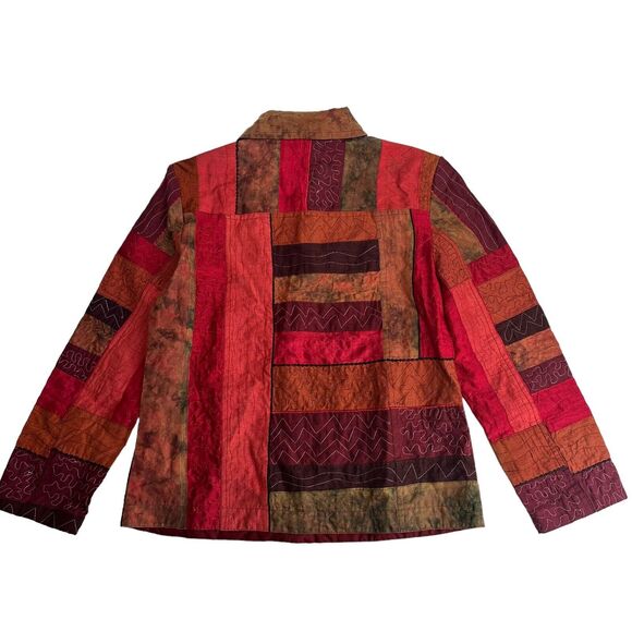 drapers and damons patchwork jacket Size S - Picture 2 of 3
